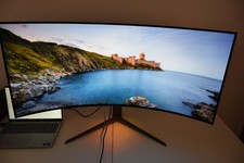 LG UltraGear 45GR95QE-B Curved OLED Gaming Monitor 45in 240Hz 3440x1440px picture