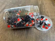 110ct GATERON KS-33 Low Profile Silent 2.0 Keyboard Switches - 110 Pieces, New picture