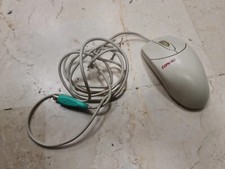 Vtg HP Track Ball PS/2 Mouse M-S48A 2-Button Scroll Wheel Wired Hewlett Packard picture