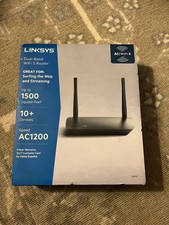 LINKSYS DUAL-BAND DUAL BAND WIFI 5 ROUTER E5400 AC1200 WI-FI INTERNET NEW SEALED picture