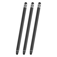3Pcs Stylus Pens for Touch Screens 2 in 1 Universal Capacitive Stylus Black picture