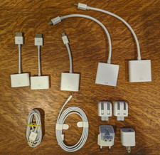 Lot of 12 Genuine Apple Cables - Adapters - USB Extension - and More picture