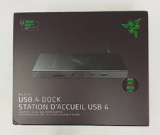 Razer USB 4 Dock 14-Port Dual 4K USB-C HDMI Thunderbolt Docking Station Open Box picture