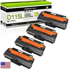 greencycle MLT-D115L Black Toner Cartridge 4-Pack picture