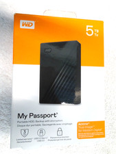 WD 5TB My Passport, Portable External Hard Drive Black Brand New picture
