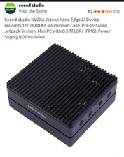 Seeed studio NVIDIA Jetson Nano Edge AI Device - reComputer J1010 Kit, Aluminium picture