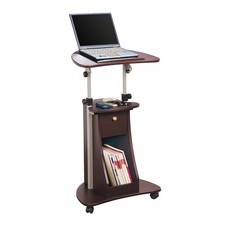 Adjustable Height Sit to Stand Medical Laptop Computer Storage Cart with picture
