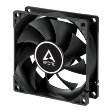 Arctic F8 PWM PST CO Black 80mm Dual Ball Bearing Case Fan 2000 rpm 4-Pin picture