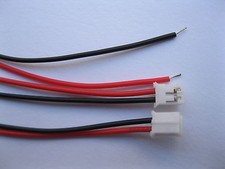 50 pcs PH 2.0mm Pitch 2 Pin Female Connector with 26AWG 200mm 7.9