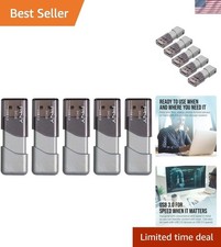 64GB Turbo Attaché 3 USB 3.0 Flash Drive 5-Pack​ picture