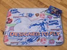 Justice League Superman Graphic Laptop Bag w/handles & strape NWT picture