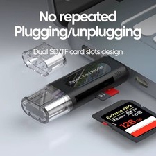 Vanja VJCR01 Micro USB OTG Adapter and USB 2.0 Portable Memory Card Reader -... picture