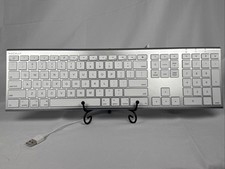 Keyboard USB Wired MACALLY Model:ACEKEYA Used Tested Works picture