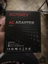 NICPOWER 45W USB-C AC Adapter Charger for Chromebook - Black (KST0028N-F) picture