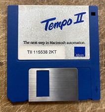 Affinity Tempo II for Macintosh Installlation Floppy TESTED and WORKING picture