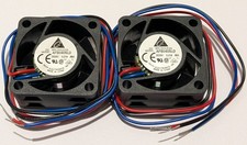 2X Delta AFB0405LD 40mm 5V 3-Wire Ball Bearing Axial Cooling Fan 5000RPM 5.6CFM picture