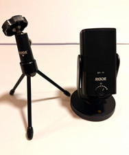 Rode NT-USB Mini USB Condenser Microphone w/ Rode Tripod Stand Black picture