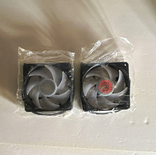 Cooler Master SickleFlow 120 120mm Case Fan Lot 2 3-Pin Red LED 47.5CFM picture