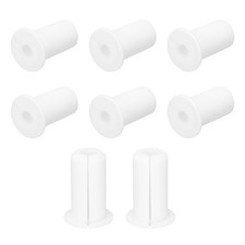 8Pcs Wall Grommets for Cables 3/4 Inch Cable with 7mm Hole Silicone White picture