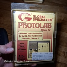 Vintage Global Specialties Protolab Release 3.2 IBM PC Software Sealed picture