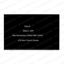 5D11H29621 For Lenovo 16.0 WQXGA 165Hz 40pin LED Display Screen 82UG0002US  picture