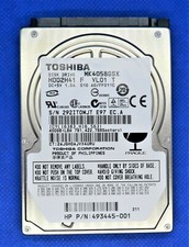 TOSHIBA MK4058GSX HDD2H41 F VL01 T 010 A0/FF011C 400GB HP P/N: 493445-001 picture