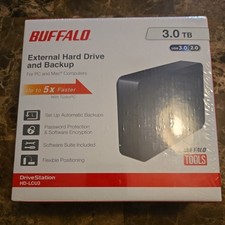 Buffalo DriveStation USB 3.0 3 TB ExternalHard Drive HD-LC3.0U3 Brand new sealed picture