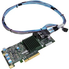 Nutanix Supermicro AOC-S3008L-L8e-NI22 2-Port 12Gb SAS Controller +2x SAS Cable picture