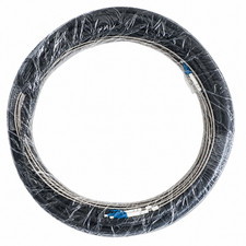 75M 4 Strand Outdoor Armored Single Mode Fiber Optic Cable, LC to LC UPC picture