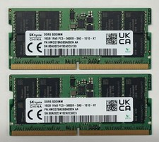 32GB SK Hynix (2x16GB) DDR5 5600MHz Laptop SODIMM  1Rx8 PC5-5600B Fully Tested picture