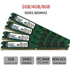Original Kingston 8GB 4GB 2GB DDR2 800Mhz PC2-6400 KVR800D2N6/2G Desktop Memory picture