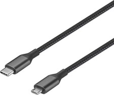 Insignia- 3.3-Foot USB-C to Micro USB Cable - Black picture