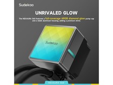 NEXAURA 360 Liquid CPU Cooler: 360mm AIO CPU Cooler with PWM Pump & ARGB Sudokoo picture