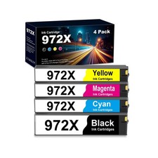 972X Ink Cartridges Replacement for HP 972X 972A 972 for PageWide Pro MFP 477... picture