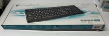 Logitech K120 Wired USB Desktop Keyboard Full Size Quiet Keys Black Open Box⁠ picture