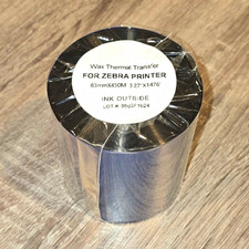 Wax Thermal Transfer Ribbon for Zebra 3.27
