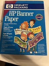 HP Banner Paper for Inkjet Printers - 15 5' banners - 24 lb HP C1820A NEW picture