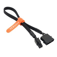 (2-Pack) Molex to 4 Pin ATX Cable，LP4 Molex Male to ATX 4pin Male Auxiliary P... picture