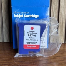 797-0 797-Q 797-M Red Postage Ink Cartridge Pitney Bowes K700 K7M0 picture