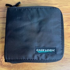 Case Logic CD DVD Binder Black Nylon 24 Disc Capacity Portable Wallet Case picture