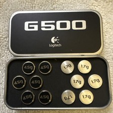 LOGITECH G500s Gaming Mouse Set of Weights with Tin Case picture