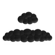 Cloud Wrist Rest Pad Kit Keyboard Wrist Rest Mouse Wrist Rest Memory Foam7469 picture