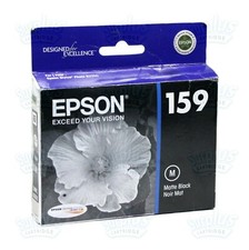 Genuine Epson 159 Matte Black Cartridge T1598 Stylus PhotoR2000 (Retail Box) picture