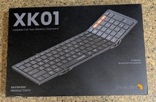 New ProtoArc XK01 Plus Foldable Bluetooth Keyboard Type-C Black  picture