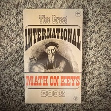 Texas Instruments The Great International Math On Keys Book Vintage picture
