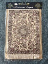Persian Carpet Style Mouse Pad Oriental Vintage Bohemian Rug Desk Pad Miniature  picture