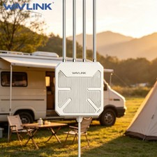 WAVLINK AX1800 WiFi6 Outdoor Router 2.4G 5G Extender Dual Band for Farmyard Camp picture