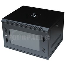6U IT Wall Mount Network Server Data Cabinet Rack Locking Lock & Key - 24