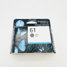 HP Black Original Ink Cartridge - HP 61 Black Noir - Expired 2023-2025 picture
