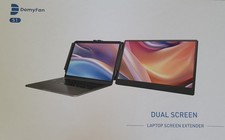 NEW DomyFan S1 Dual Screen Laptop Screen Extender 14” FHD 1080P IPS USB-C HDMI P picture